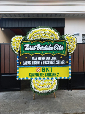 Papan Bunga Duka di Rawa Badak Utara