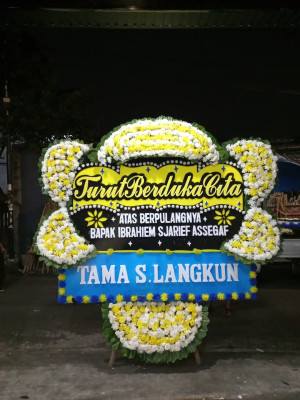Papan Bunga Duka di Rawa Badak Utara