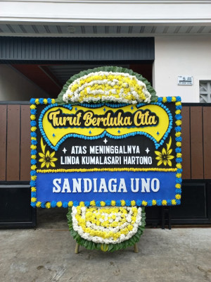 Papan Bunga Duka di Rawa Badak Utara