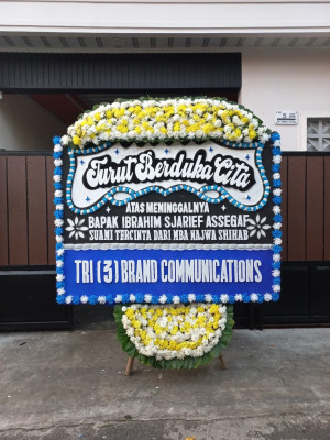 Papan Bunga Duka di Rawa Badak Utara